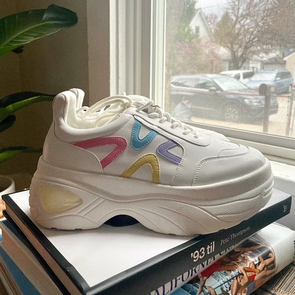platform sneakers size 5